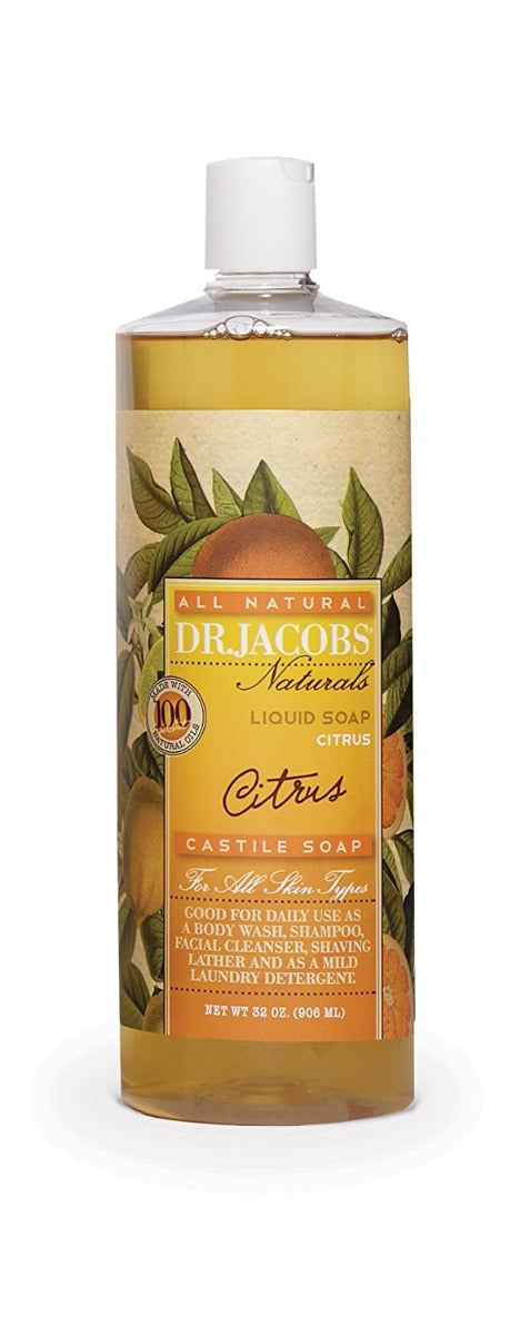DR JACOBS: Citrus Liquid Soap, 32 oz
