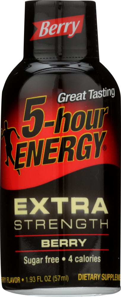 5 HOUR ENERGY: Energy Shot Extra Strength Berry Flavor, 2 oz