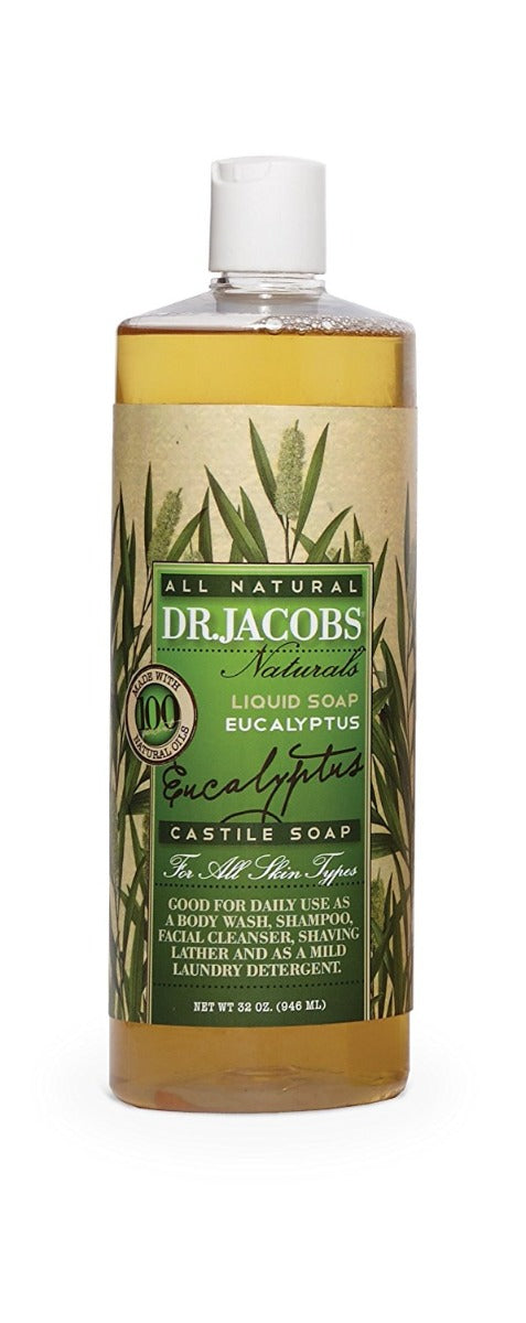 DR JACOBS: Eucalyptus Liquid Soap, 32 oz