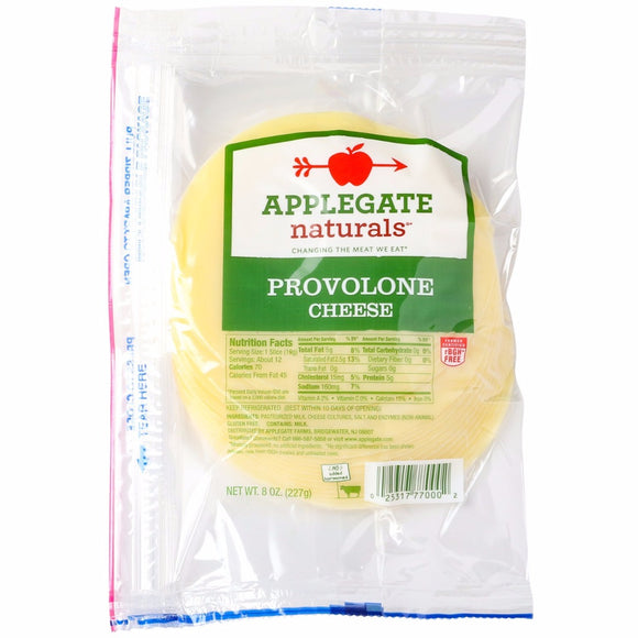 APPLEGATE: Provolone Cheese, 8 oz