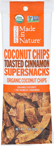 MADE IN NATURE: Toasted Cinnamon Coconut Chips, 1 oz