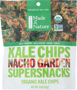 MADE IN NATURE: Chip Kale Nacho Garden Organic, 2 oz