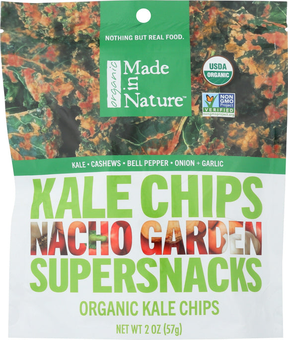 MADE IN NATURE: Chip Kale Nacho Garden Organic, 2 oz