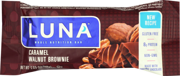 LUNA BAR: Caramel Nut Brownie, 1.69 Oz