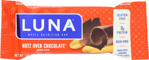 LUNA: Nutz Over Chocolate Nutrition Bar For Women, 1.7 oz