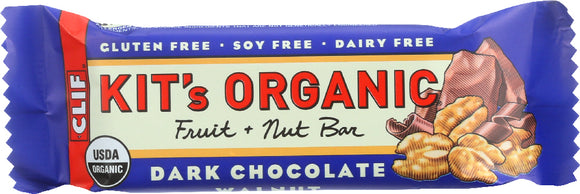 CLIF BAR: Kit’s Organic Fruit and Nut Bar, Dark Chocolate Walnut, 1.62 oz