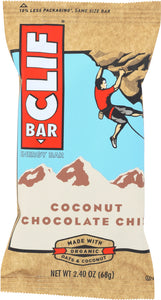 CLIF: Coconut Chocolate Chip Energy Bar, 2.4 oz