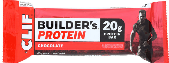 CLIF: Builder Protein Bar Chocolate, 2.4 oz