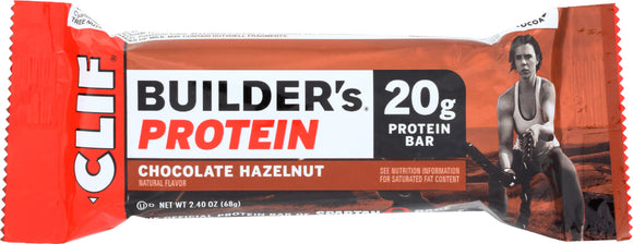 CLIF: Builder Protein Crisp Bar Chocolate Hazelnut, 2.4 oz