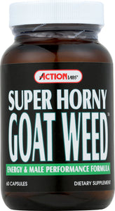 ACTION LABS: Super Horny Goat Weed, 60 capsules