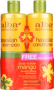 ALBA BOTANICA: Shampoo and Conditioner Hawaiian Mango 2 pack (12 oz each), 24 oz