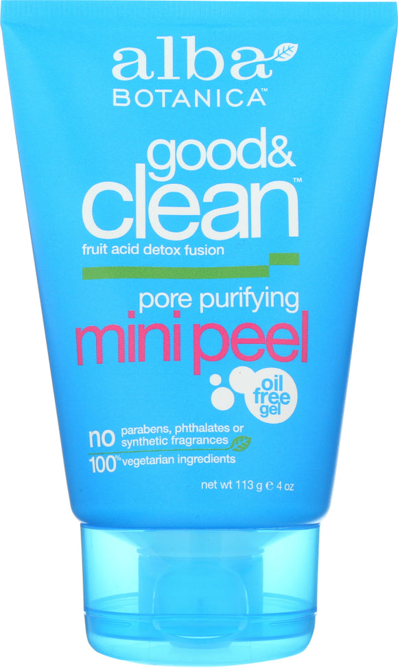 ALBA BOTANICA: Good & Clean Pore Purifying Mini Peel, 4 Oz