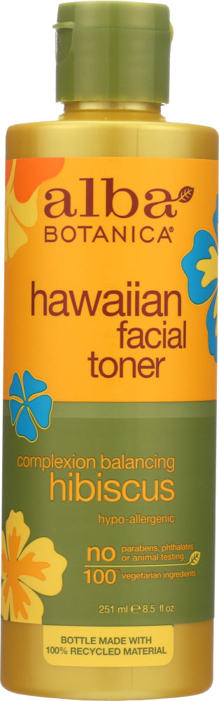 ALBA BOTANICA: Hawaiian Facial Toner Hibiscus, 8.5 oz