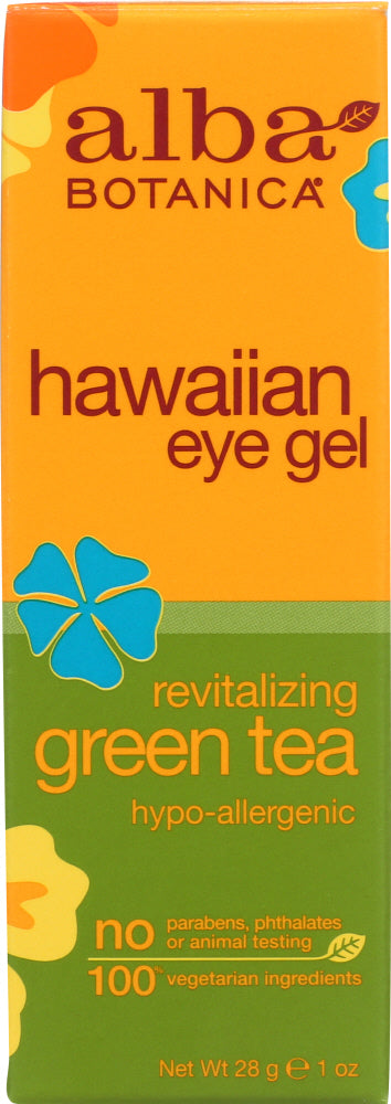 ALBA BOTANICA: Hawaiian Eye Gel Green Tea, 1 oz