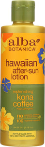 ALBA BOTANICA: Suncare After Sun Kona Coffee, 8.5 oz