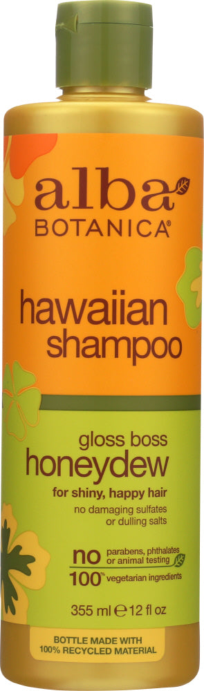 ALBA BOTANICA: Hawaiian Shampoo Gloss Boss Honeydew, 12 oz