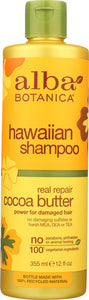 ALBA BOTANICA: Natural Hawaiian Shampoo Real Repair Cocoa Butter, 12 oz