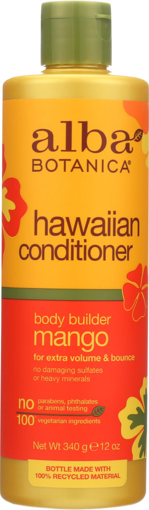 ALBA BOTANICA: Natural Hawaiian Conditioner Body Builder Mango, 12 oz