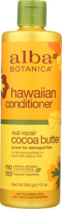 ALBA BOTANICA: Natural Hawaiian Conditioner Cocoa Butter, 12 oz