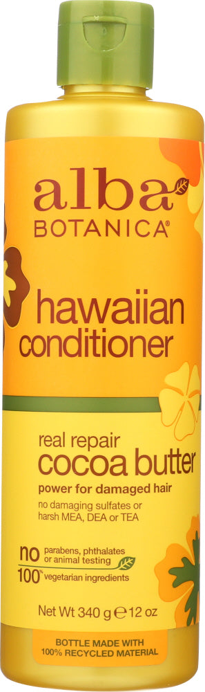 ALBA BOTANICA: Natural Hawaiian Conditioner Cocoa Butter, 12 oz