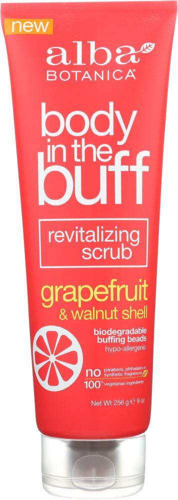 ALBA BOTANICA: Scrub Grapefruit & Walnut, 9 oz