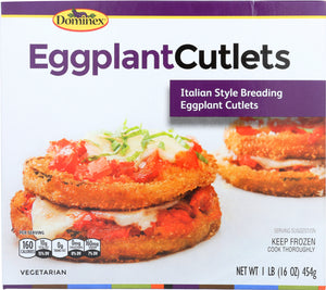 DOMINEX: Eggplant Cutlets, 16 Oz