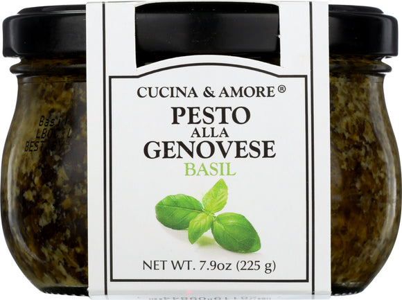 CUCINA & AMORE: Pesto Basil, 7.9 oz