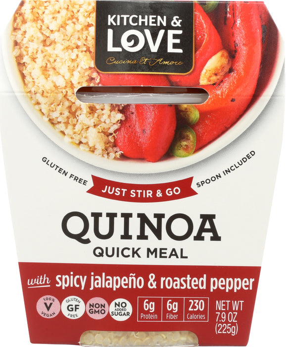 CUCINA & AMORE: Quinoa Meal Spicy Jalapeño & Roasted Peppers, 7.9 oz