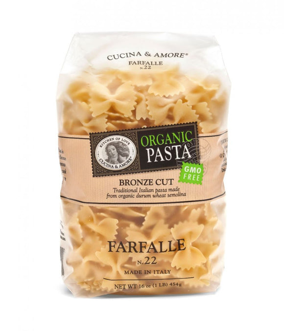 CUCINA & AMORE: Pasta Farfalle 22, 16 oz