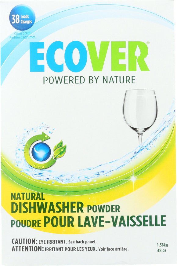 ECOVER: Dishwasher Powder Citrus Scent, 48 oz