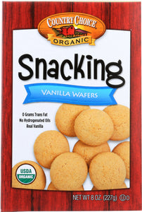 COUNTRY CHOICE: Organic Snacking Wafers Vanilla, 8 Oz