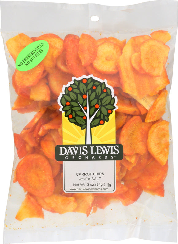 DAVIS LEWIS ORCHARDS: Carrot Chips, 3 oz
