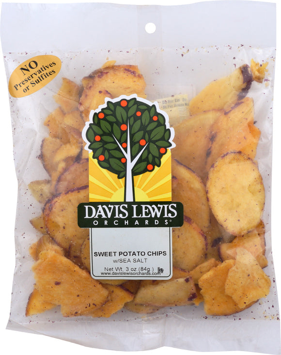 DAVIS LEWIS ORCHARDS: Potato Sweet Chips, 3 oz