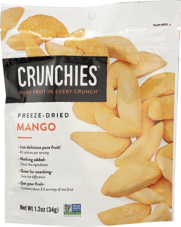CRUNCHIES: Freeze Dried Mango, 1.2 oz
