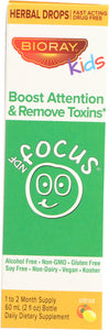 BIORAY KIDS: NDF Focus Liquid Herbal Drops, 2 oz