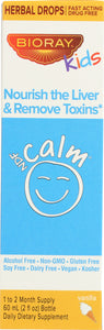 BIORAY KIDS: NDF Calm Liquid Herbal Drops, 2 oz