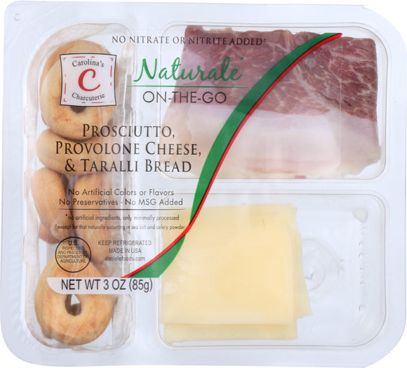 DANIELE: Prosciutto Provolone Taralli Sp, 3 oz