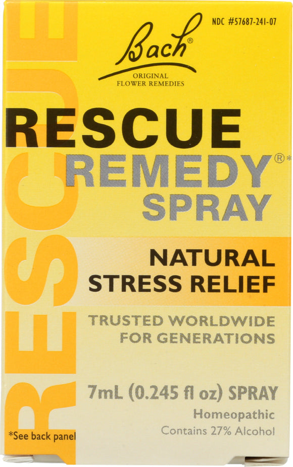 BACH ORIGINAL FLOWER REMEDIES: Rescue Remedy Spray, 0.245 oz