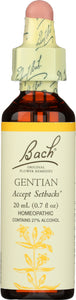 BACH ORIGINAL FLOWER REMEDIES: Gentian, 0.7 oz