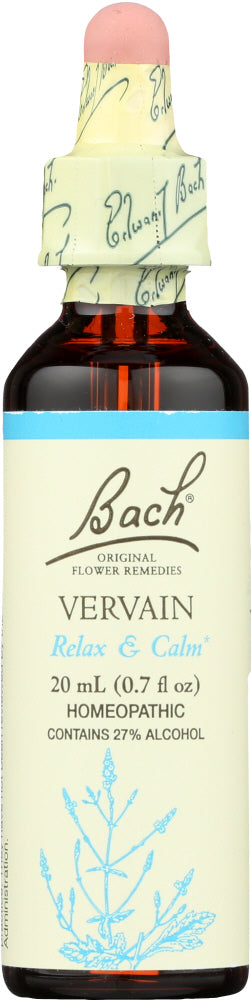 BACH ORIGINAL FLOWER REMEDIES: Vervain, 0.7 oz