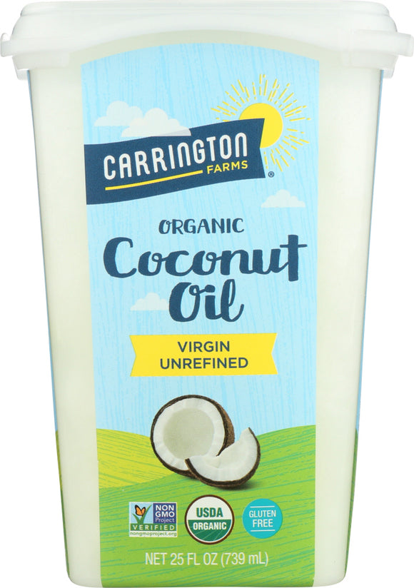 CARRINGTON FARMS: Coconut Oil Tub Organic Virgin, 25 oz