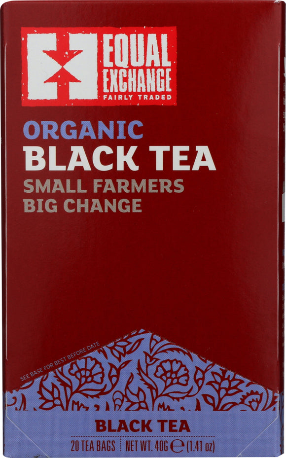 EQUAL EXCHANGE: Organic Black Tea, 20 bags