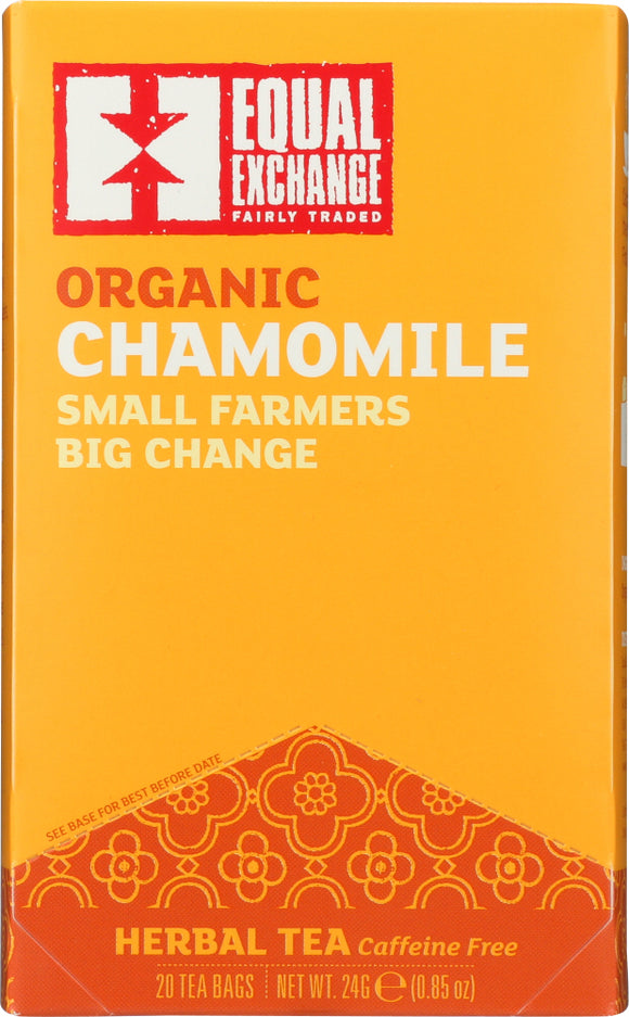 EQUAL EXCHANGE: Organic Chamomile Tea, 20 bags