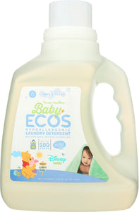 EARTH FRIENDLY: Disney Baby Ecos Laundry Detergent Free and Clear, 100 oz