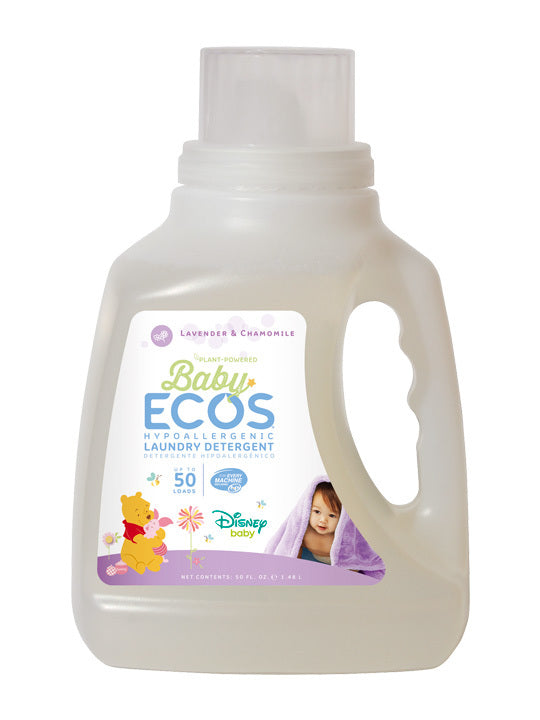 EARTH FRIENDLY: Laundry ECOS Baby Lavender and Chamomile, 50 oz