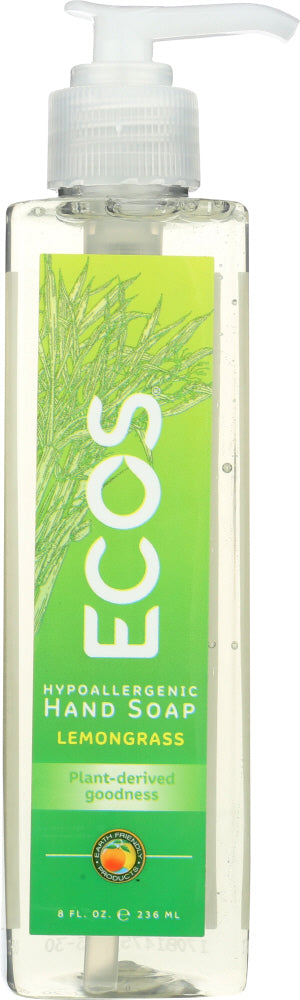 EARTH FRIENDLY: Hand Soap Lemongrass, 8 oz