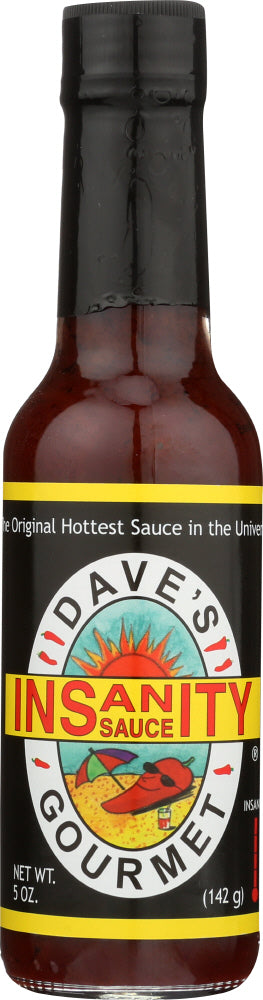 DAVE'S GOURMET: Insanity Hot Sauce, 5 oz