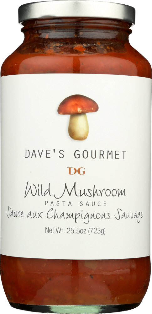 DAVE'S GOURMET: Wild Mushroom Pasta Sauce, 25.5 Oz