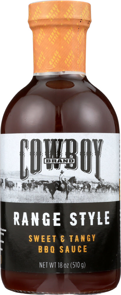 COWBOY CHARCOAL: Sweet & Tangy BBQ Sauce, 18 oz