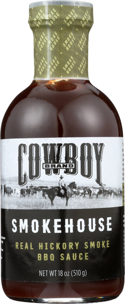 COWBOY CHARCOAL: Hickory Smoke BBQ Sauce, 18 oz